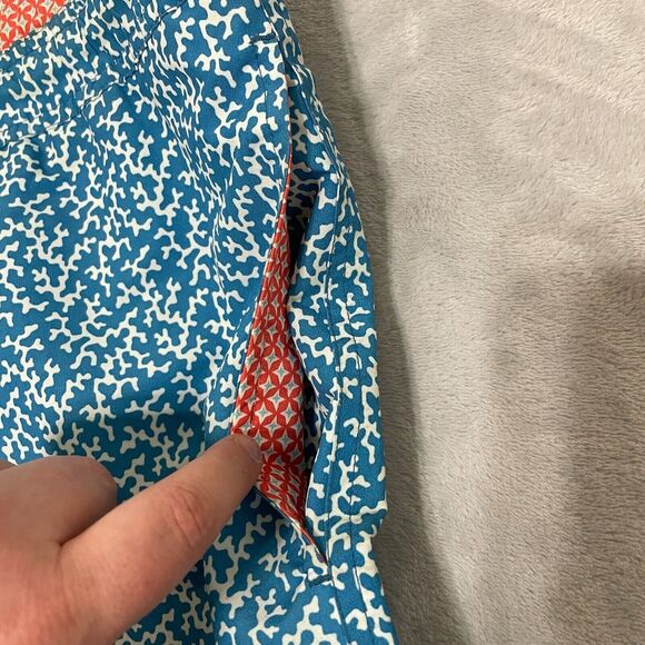 Bonobos Swim Shorts 40 Blue Coral Print Pocket Drawstring‎ Beach Bro Trunks - Picture 3 of 10
